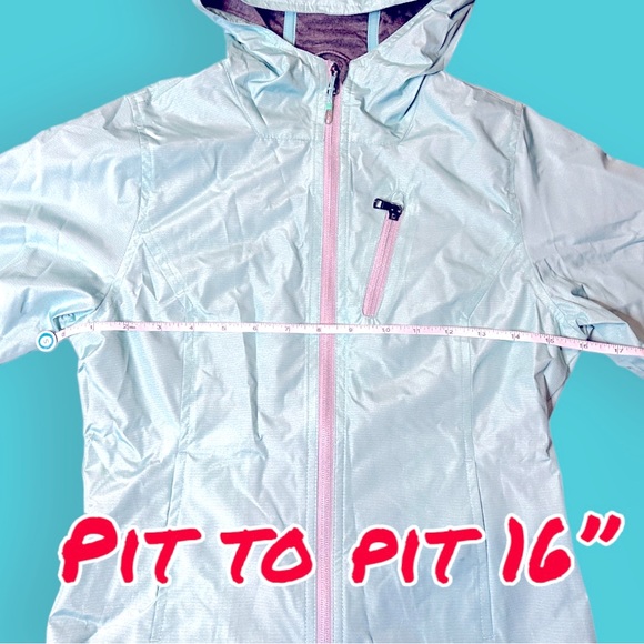 🎉HOST PICK 🎉NWT HAWKE & Co Girls Rain Jacket/Windbreaker in Teal. Girls 7/8 - Picture 7 of 15